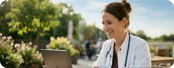 An AHPRA-registered doctor reviews your skin assessment.